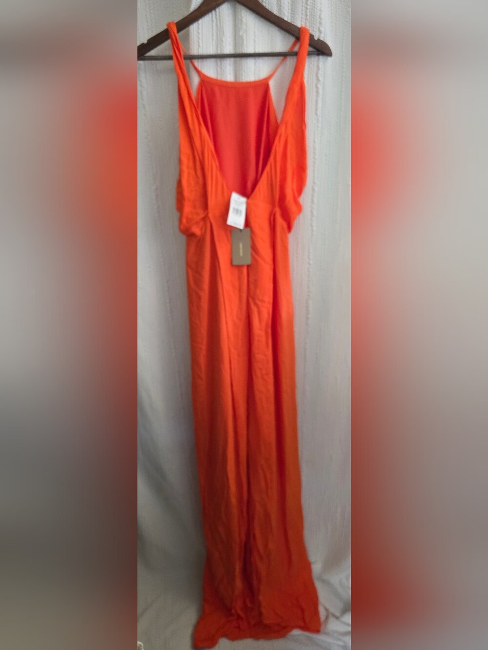 Womens Size 4 Rachel Comey Sherbert Orange Maxi Dress - Picture 2 of 10
